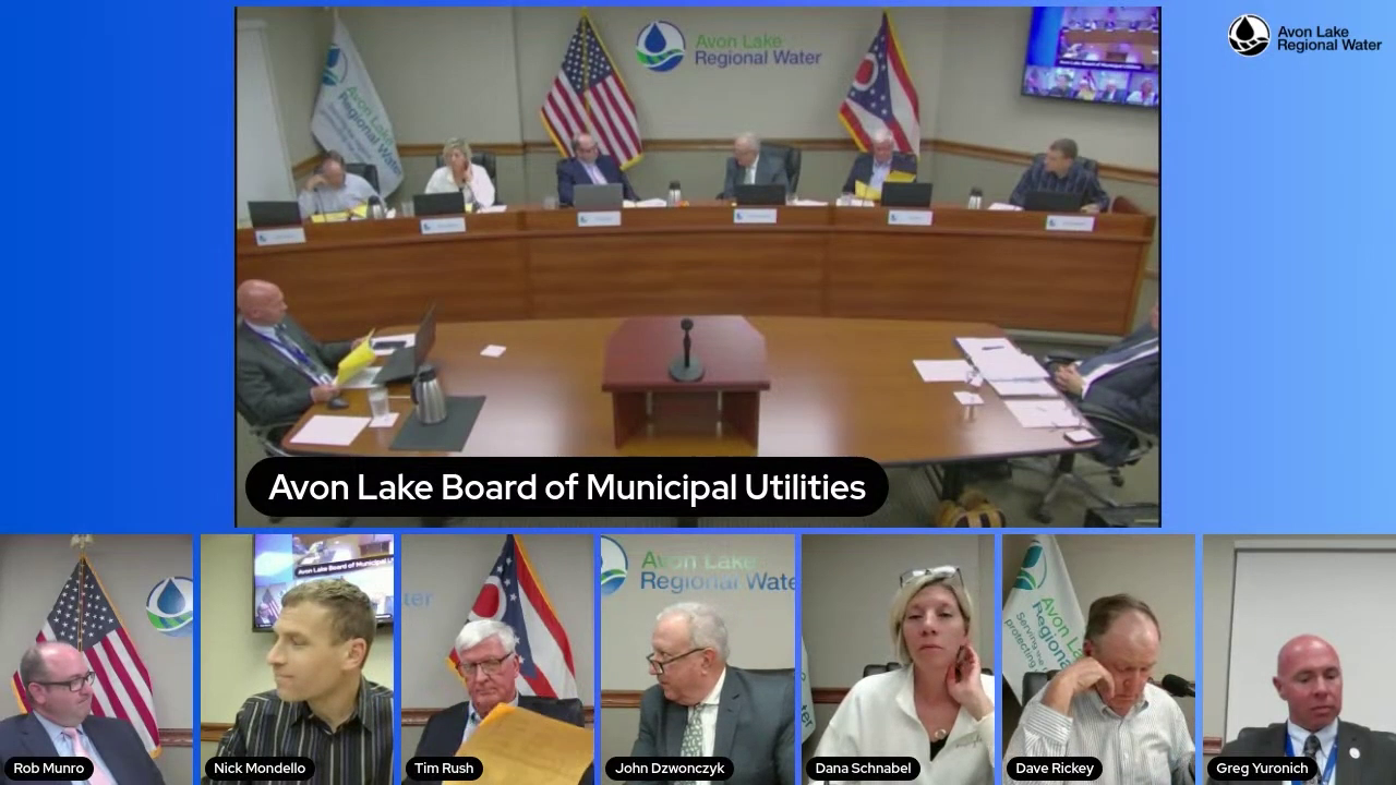Thumbnail of video Avon Lake Board of Municipal Utilities Meeting: 10/07/25